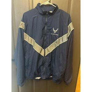 US Air Force AF PTU Training Jacket LOT# 020‎ Size Medium Long Lightweight